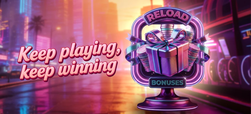 LuckyHills Casino bonuses reload